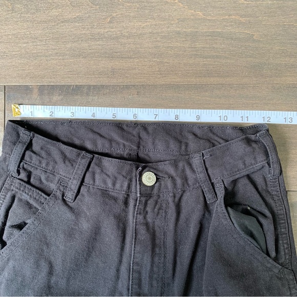 Straight leg cargo jeans black - Picture 2 of 5